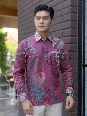 Kemeja Batik Tulis Handmade Lengan panjang