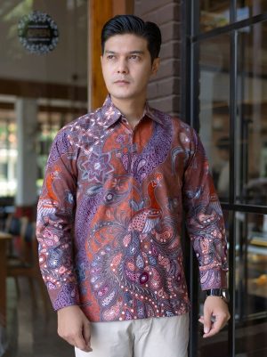 Kemeja Batik Tulis Handmade Lengan panjang