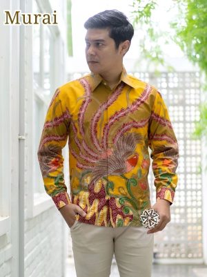 Kemeja Batik Tulis Murai Lengan panjang