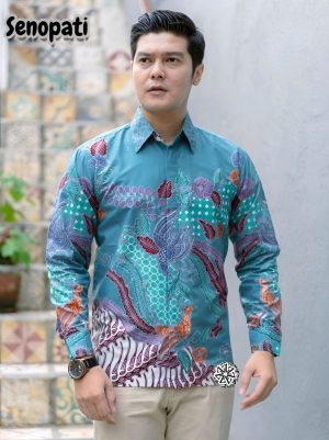 Kemeja Batik Tulis Senopati Lengan panjang