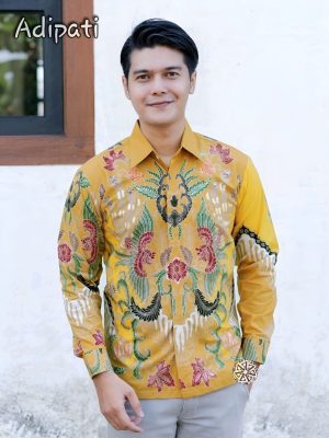 Kemeja Batik Tulis Adipati Lengan panjang
