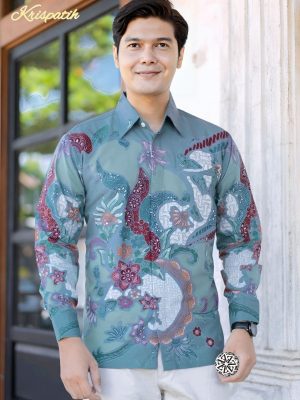Kemeja Batik Tulis Krispatih Lengan panjang