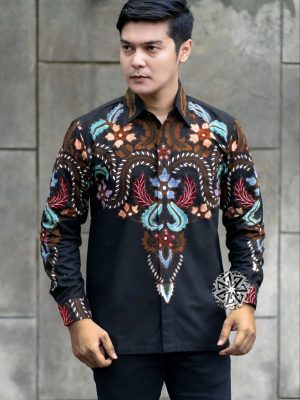 Kemeja Batik Tulis Handmade Lengan panjang