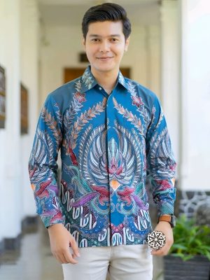 Kemeja Batik Tulis Gajahmada Lengan panjang
