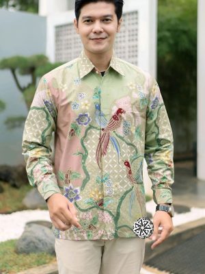 Kemeja Batik Tulis Handmade Lengan panjang