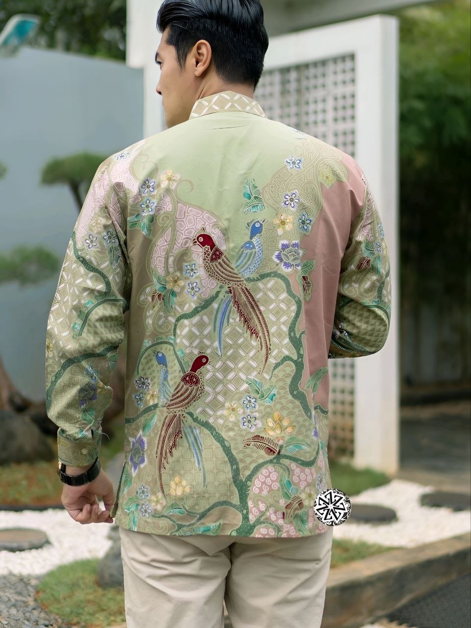 Kemeja Batik Tulis Handmade Lengan panjang - Gambar 2