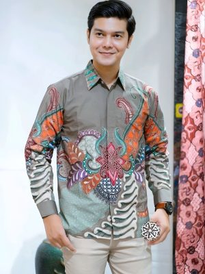 Kemeja Batik Tulis Handmade Lengan panjang