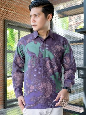 Kemeja Batik Tulis Krispatih Lengan panjang