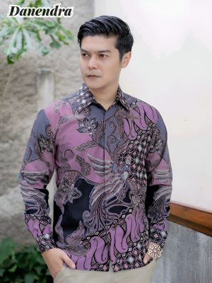 Kemeja Batik Tulis Danendra Lengan panjang