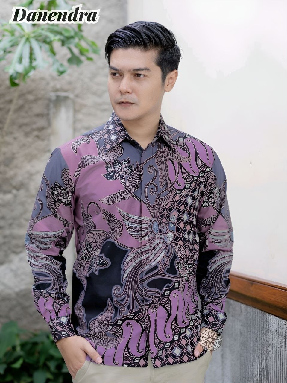 Kemeja Batik Tulis Danendra Lengan panjang