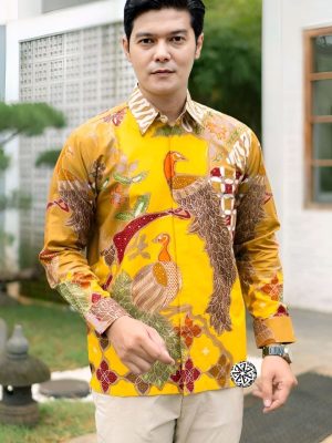 Kemeja Batik Tulis Lengan panjang Handmade