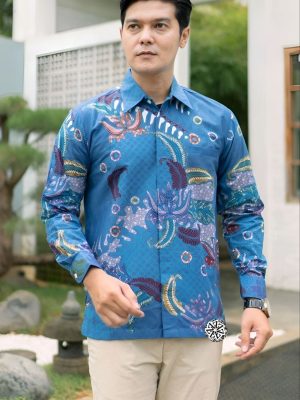 Kemeja Batik Tulis Handmade Lengan panjang