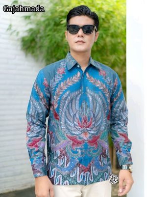 Kemeja Batik Tulis Tanahan Lengan panjang