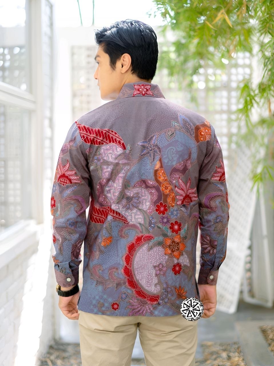 Kemeja Batik Tulis Krispatih Lengan panjang - Gambar 2