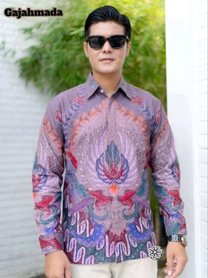 Kemeja Batik Tulis Tanahan Lengan panjang