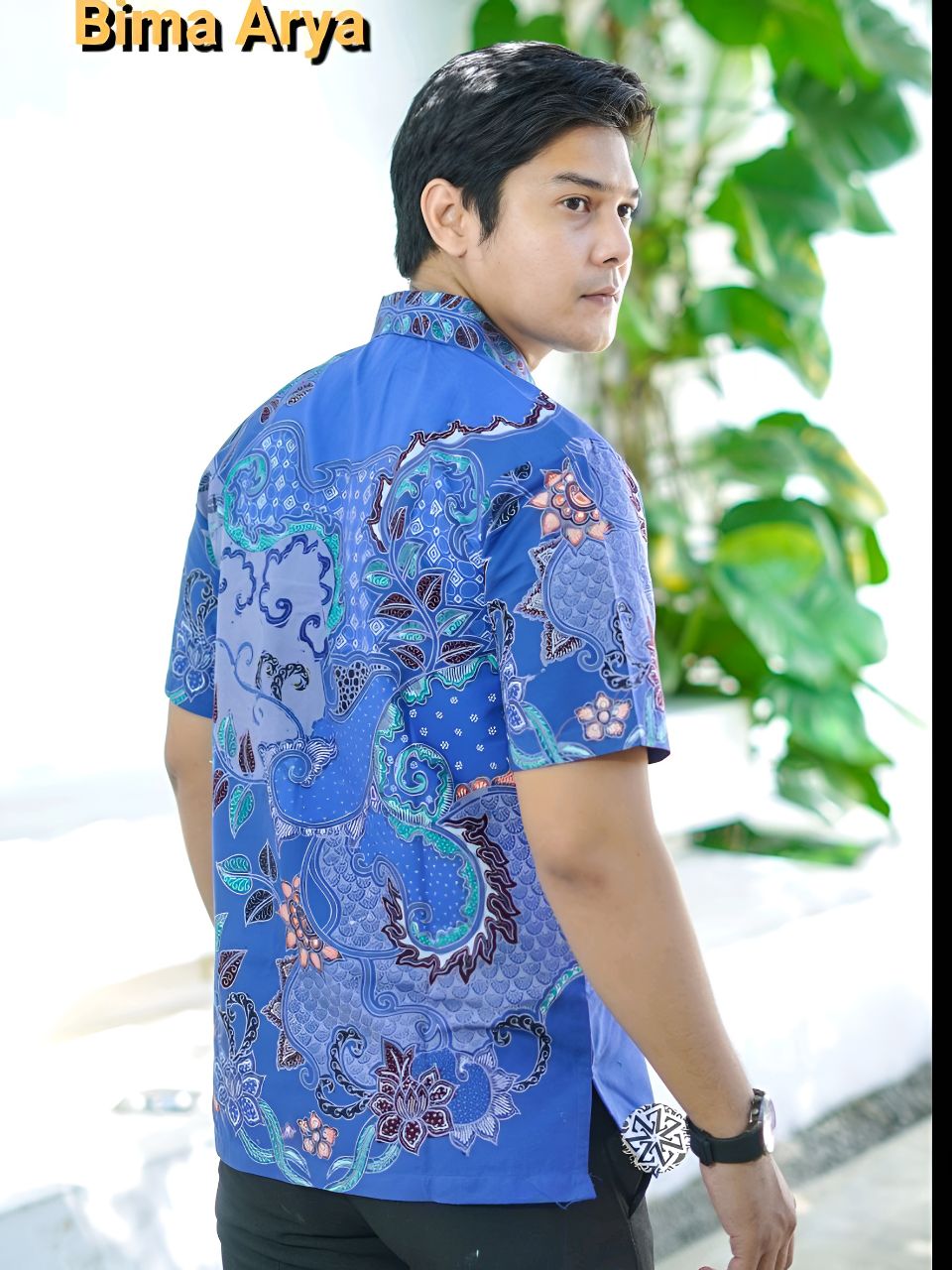Kemeja Batik Tulis Motif Bima Arya Lengan pendek - Gambar 2
