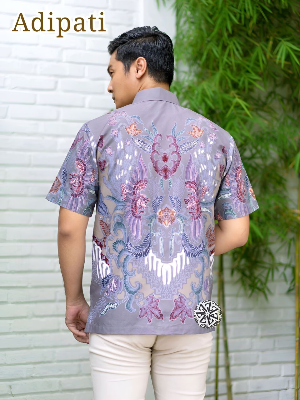 Kemeja Batik Tulis Motif Adipati Lengan pendek - Gambar 2