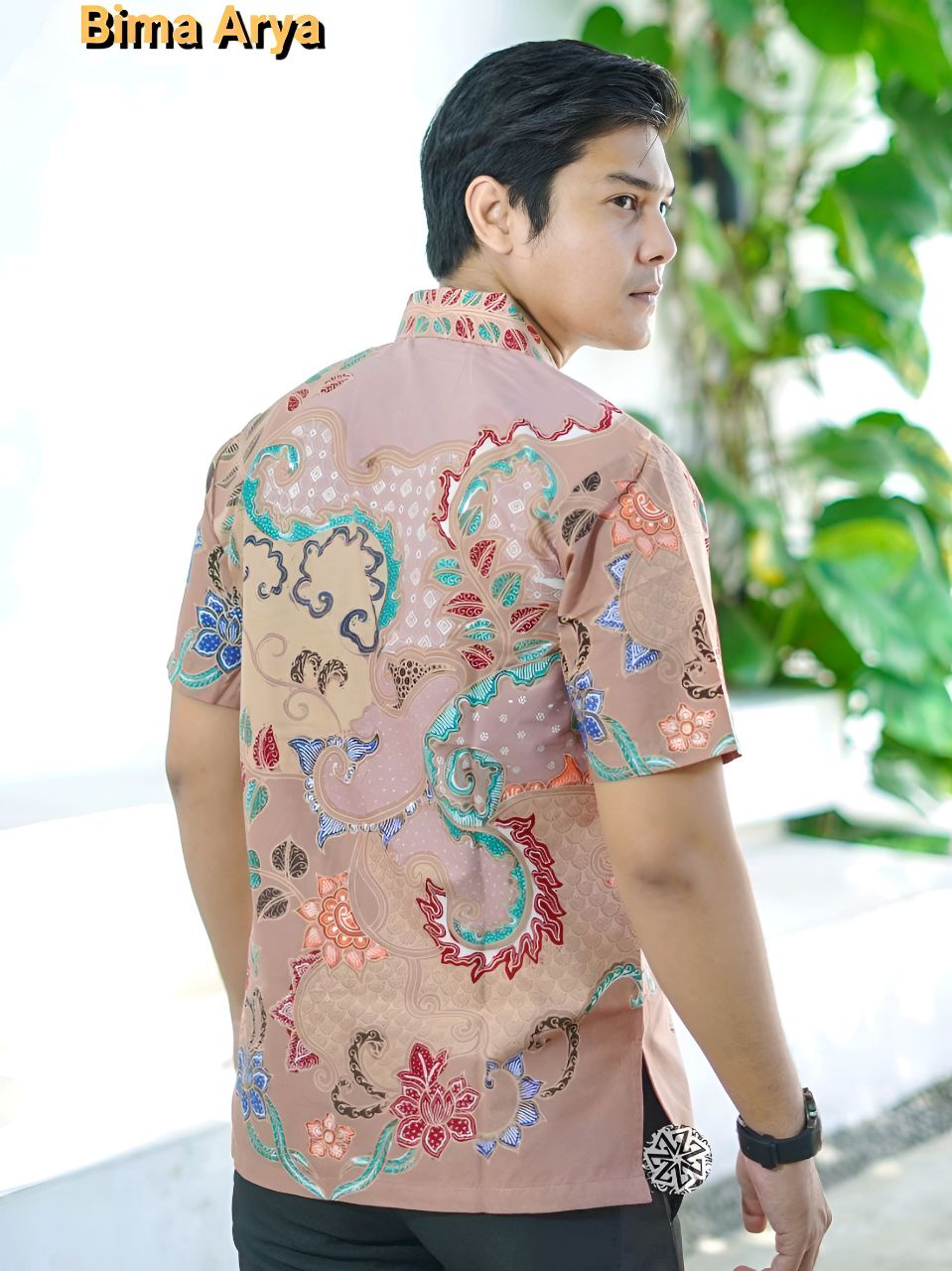 Kemeja Batik Tulis Motif Bima Arya Lengan pendek - Gambar 2
