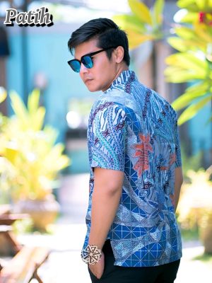 Kemeja Batik Tulis Motif Patih Lengan pendek