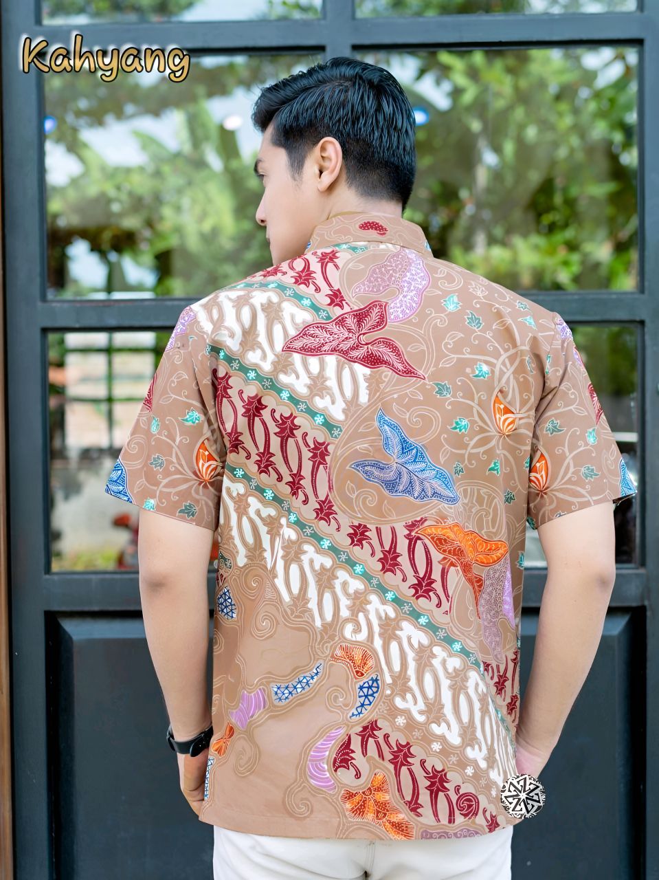 Kemeja Batik Tulis Motif Kahyang Lengan pendek - Gambar 2