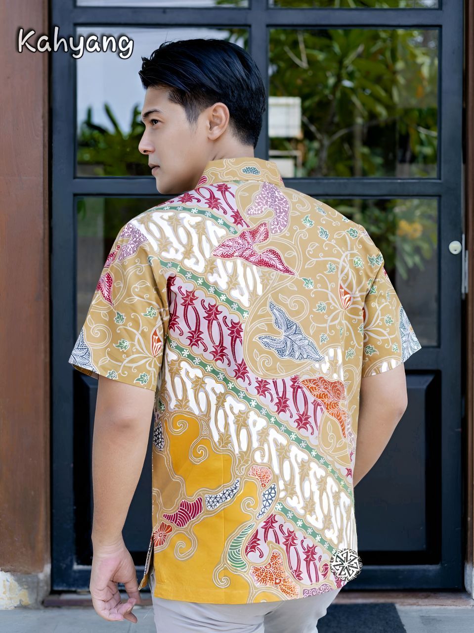 Kemeja Batik Tulis Motif Kahyang Lengan pendek - Gambar 2