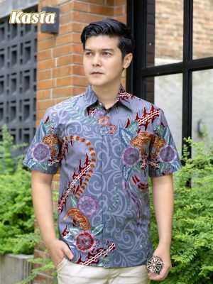 Kemeja Batik Tulis Motif Kasta Lengan pendek