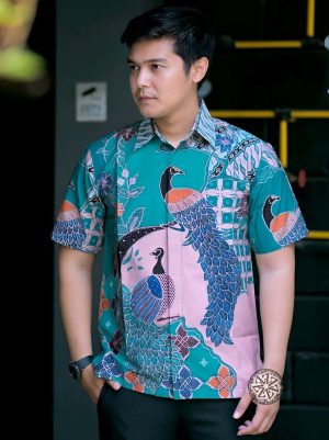 Kemeja Batik Tulis Handmade Lengan pendek